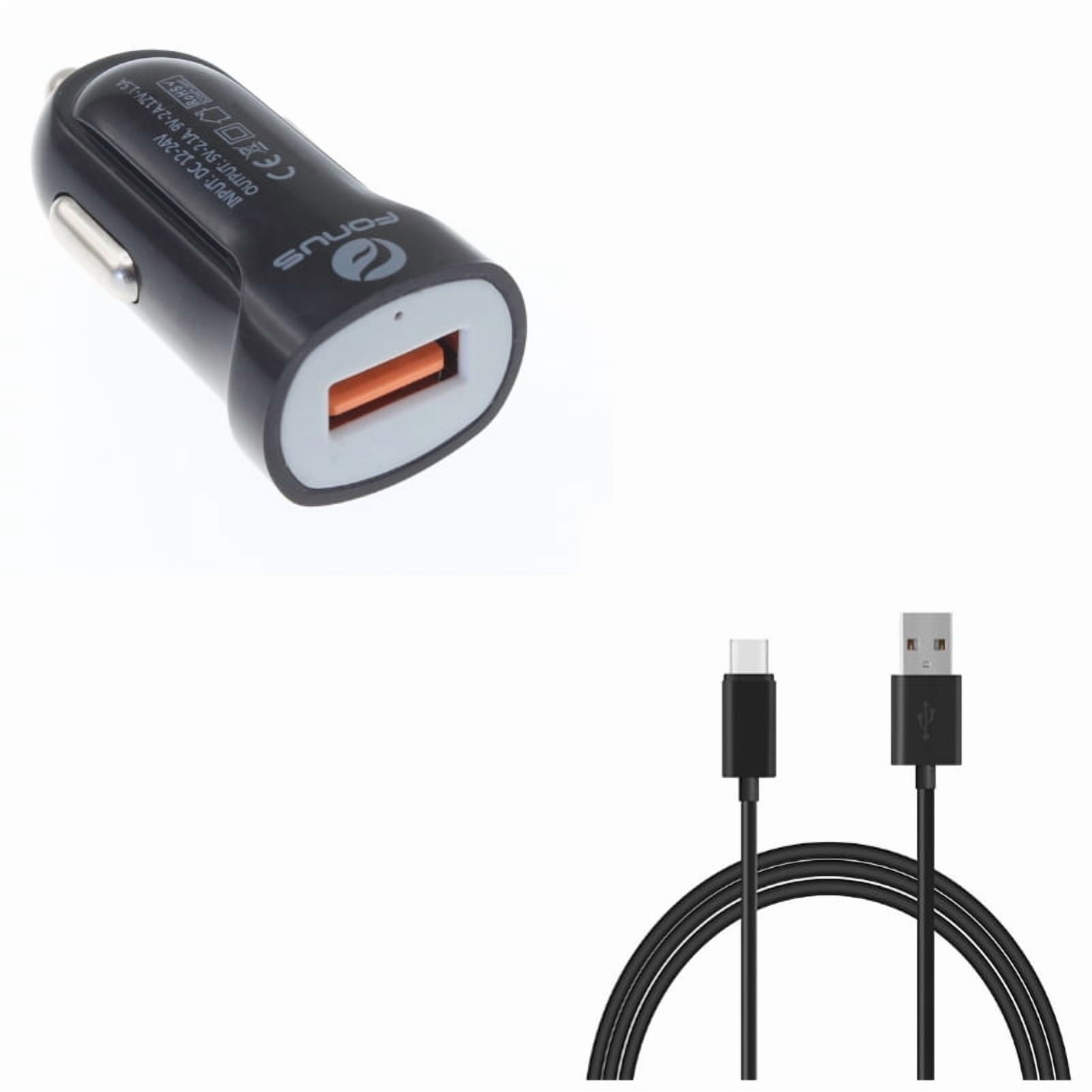 Fast Car Charger w 6ft Long USB-C Cable Power Cord Type-C Wire K7O for Samsung Galaxy Tab S3 9.7,S5e 10.5,S7 (2020),S9 Plus,S8 Plus,Z Flip,S21,Ultra,Plus,S20,Plus,S10 Plus,Active Pro