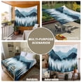 thumbnail image 6 of Forest Mountain Tapestry for Bedroom Wall Hanging Tapestry, Vintage Peak Nature Sky Star Landscape Ceiling Backdrop Tapestries Poster Blanket Wall Decor for Teens Room Living Room Dorm 39" x 59", 6 of 8
