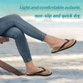 thumbnail image 4 of YAZAOOSummer Flip Flops Creatively Lynx in Bloom Simple Beach Sandals, 4 of 8