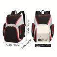 thumbnail image 2 of Large Capacity Travel & Sports Backpack: Simple, Casual & Multi-Pocketed for All Your Fitness & Basketball Needs!, 2 of 5
