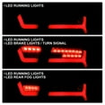 thumbnail image 7 of Black 2009 2010 2011 Audi A6 S6 Sedan LED Neon Bar Tail Lights Lamps Left+Right, 7 of 7