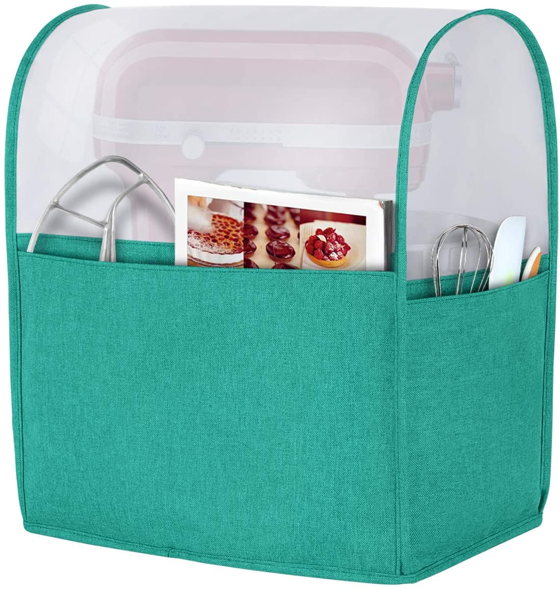 Dust Cover for 68 Quart KitchenAid Mixers, Cover (Translucent Top