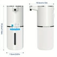 thumbnail image 5 of PenMint 2 Pack Automatic Soap Dispenser Kit, 12.85oz/ 380ml Foaming Soap Dispenser, Wall Mounted/ Desktop, Touchless, Rechargeable, Suitable Bathroom, Kitchen, Office, School and More, PenMint, 5 of 12