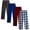 Plaids 1, variant on Boys Pajama Soft Fleece Boys Plaid Pajamas Bottoms PJ Kids Youth Sleepwear 4 Pack