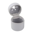 thumbnail image 4 of Colaxi Fly Fishing Box Fly Box Portable Waste Container with Carabiner Container Organizer for Park Camping Picnic Riverside Outdoor gray, 4 of 8