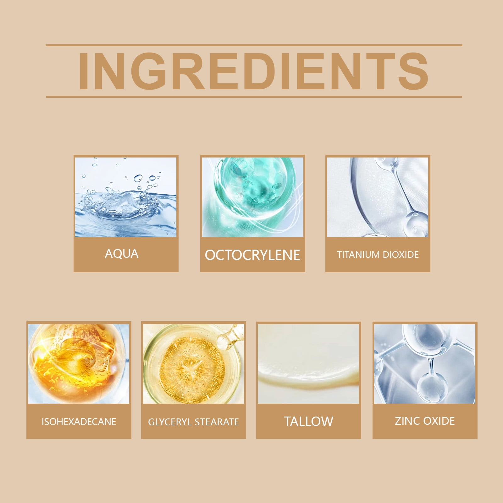 Sunscren Non Greasy Organic Natural Sol Beef Tallow