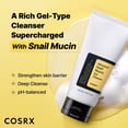 thumbnail image 2 of COSRX Advanced Snail Mucin Power Gel Cleanser (5.07 fl.oz), 2 of 7