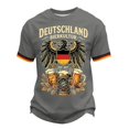 thumbnail image 3 of Telankuip Mens Traditional German Bavarian Oktoberfest T-Shirt Summer Short Sleeve Festival Graphic Tee Classic Crew Neck Retro Pattern Printed Casual Tops Streetwear 1-Grey XXXXXL, 3 of 4