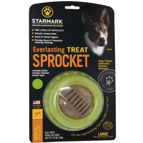 Juguete para Mascotas Starmark Everlasting Sprocket Grande y Duradero para Morder