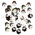thumbnail image 2 of HOMYL 3x100Pieces Penguin Shapes Wood Buttons for Sewing Crafting 25mm 3 Pcs, 2 of 8