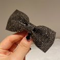 thumbnail image 2 of Mightlink Women Bow Hair Clip Shiny Hot Drilling Bowknot Hair Pin Exquisite Alloy Hairpin Fashion Accessories, 2 of 6
