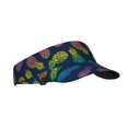 thumbnail image 2 of Bingfone Adjustable Empty Top Sun Visor For Women And Men-Abstract Bright Pineapple Fruit Retro, 2 of 8
