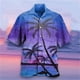 thumbnail image 3 of Camisas hawaianas para hombre, estampado tribal de árbol de coco en 3D, ropa para hombre, ropa deportiva holgada de gran tamaño, camisa de manga corta de diseñador callejero, 3 of 5