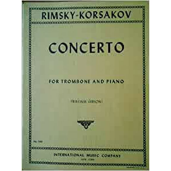 Rimsky-Korsakov - Concerto For Trombone and Piano