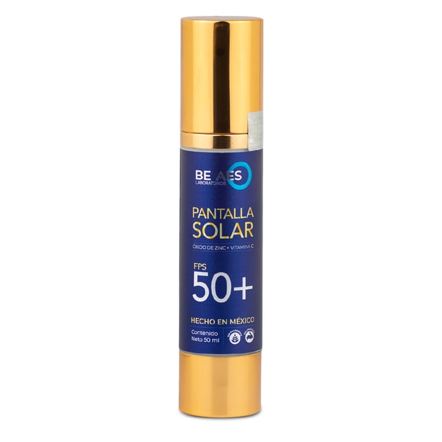 Pantalla protector solar mineral BE AES 50+ óxido de zinc