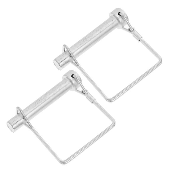 2pcs Spring Loaded Locking Pin Coupler Pin Safety Pin Spring Locking Pin Trailer Hitch Clip Locking Coupler Pin Receiver Hitch Pin
