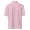 thumbnail image 4 of Huresd Men's Wrinkle Free Untucked Cuban Shirt Business Casual Button Down Tops Short Sleeve Solid Color Shirt Pink M, 4 of 4