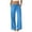 Light Blue, variant on Tqcoqu Palazzo Pants for Women Summer Casual Flowy High Waist Wide Leg Pants Loose Lounge Cropped Beach Trousers with Drawstring and Pockets,Light Blue,Women's S-XXL