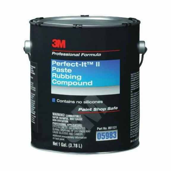 3M Paste Rubbing Compound, 05983, 1 gal, 4 per case