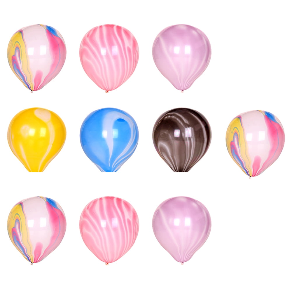 CreazyBee 100Pcs 12 inch Balloons Birthday Wedding Grad Party Assorted Colored Balloons Decor 