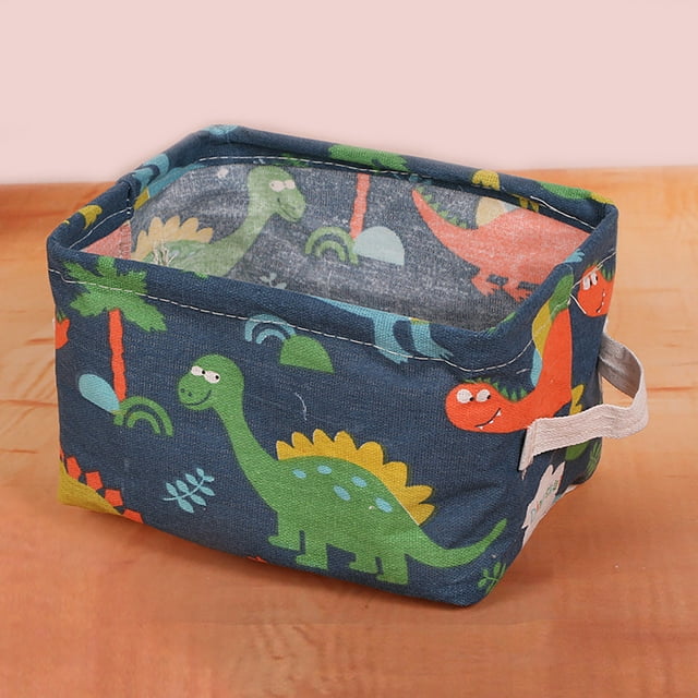 Agiferg Cotton And Linen Fabric Storage Box Storage Basket Portable Storage Basket Desktop Sundries Cosmetic Storage Box