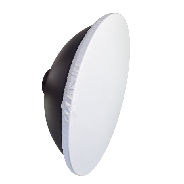 Bestshoot 2 Paquetes De 22 Pulgadas/55 Cm Calcetín Difusor De Plato De Belleza Transparente Suave Blanco Difusor Cubierta De Pantalla Para Flash Speedlight Luz Estroboscópica Monolight Reflector Se Ad