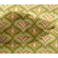 thumbnail image 4 of oneOone Viscose Chiffon Fabric Ogee Flame Stitch Print Fabric By The Yard 42 Inch Wide, 4 of 4