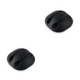 thumbnail image 4 of Cateissary Clips para cables, organizador de cables para electrodomésticos, soporte adhesivo para cables, cables de plástico, gestión de cables Tipo 7 2 Agujeros 2piezas, 4 of 6
