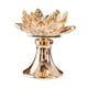 thumbnail image 2 of Candelabro decorativo de loto, soporte para velas, candelabro, candelabro para eventos especiales 12cmx12cmx13cm, 2 of 9