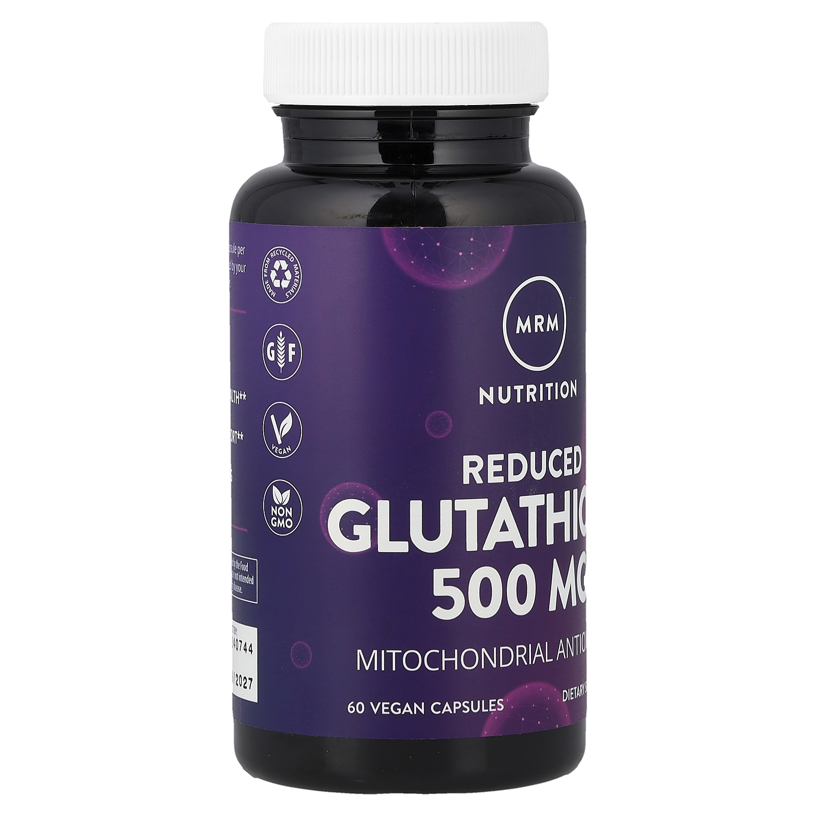 glutathione reduced in cambodia MRM Nutrition Reduced Glutathione, 500 mg, 60 Vegan Cambodia