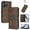 Brown, variant on for Moto G 5G 2025 Wallet Case, Leather Multiple Card Stand Business Protective Phone Cover