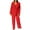 Red, variant on qolati Women's 2024 Fall 2 Piece Outfits Blazer Jacket and Wide Leg Pant Suits Dressy Casual Business Work Suit Sets Black M 6