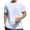 White, variant on Xunlbb Men's Outdoor Short Sleeve Men's Solid Color Sports Leisure And Fitness Sleeved T-shirt Sleeve Round Neck Short Sleeve M-3XL