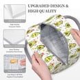 thumbnail image 3 of Easygdp Avocado Playing Music Bolsa de Almuerzo Insulada Grande, Forro de Aluminio, Diseño Espacioso, a Prueba de Fugas, Ideal para Trabajo, Picnics, Viajes y Actividades al Aire Libre, 3 of 6