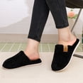 thumbnail image 6 of Ecetana Women's Fuzzy Slippers Indoor Cozy Soft Memory Foam Slip On House Shoes for Women, 6 of 6