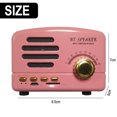 thumbnail image 2 of Altavoces estéreo retro inalámbricos, altavoces portátiles vintage con Bluetooth, 2 of 7