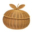 thumbnail image 2 of Cesta de almacenamiento con tapa, cesta de almacenamiento, regalo de inauguración de la casa, elegante de pan decorativa, organizador para el hogar,, 2 of 8