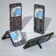 thumbnail image 5 of Funda de cuero genuino con textura Mahjong y soporte para Samsung Galaxy Z Flip5 (azul), 5 of 5