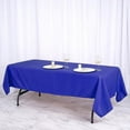 thumbnail image 4 of BalsaCircle 10 Pieces 60" x 102" Royal Blue Rectangle Polyester Tablecloths Table Linen, 4 of 6
