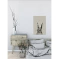 thumbnail image 5 of Grey Rabbit III Painting Print on Wrapped Canvas, 5 of 7