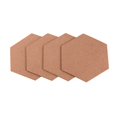 thumbnail image 1 of Cateissary 4 Uds tablero de corcho tablero de corcho multifuncional autoadhesivo fondo de foto de oficina tablero de corcho pegatinas hexagonales para Decoración del hogar Cateissary HA018729-00, 1 of 1