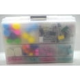 thumbnail image 3 of AideTek Half Transparent BOX-ALL-24 Small Parts Beads Stationery Jewelry Box Organizer for Sorted Parts 3 Sizes 24 compartments with lid, 3 of 7