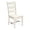 White, variant on Sunny Designs Marina Black Sand Ladderback Chair (Set of 2)