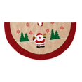 thumbnail image 1 of Premier - Base de Árbol de Navidad de Yute Diseño Papá Noel (Rojo, Crema, Verde), 1 of 2