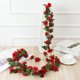 thumbnail image 4 of 2.5m Flores De Rosas Artificiales De Ratán Primavera Otoño Jardín Arco Para Boda Casa Decoración De La Habitación DIY Planta Vid 250cm, 4 of 4