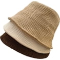 thumbnail image 5 of CoCopeaunts Mens Bucket Hat Small Brimmed Fisherman Hat for Women Autumn Winter Version Windproof Foldable Plain Bucket Caps, 5 of 8