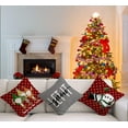 thumbnail image 2 of Artmag 18x18 Christmas Pillow Covers Decorative Outdoor Farmhouse Gnomes Snowman Hello Winter Let it Snow Pillow Cover Shams Cases Slipcovers Set of 4 for Couch Sofa, 2 of 5