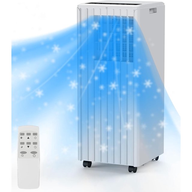 Ourlova Portable Air Conditioner,8000BTU(ASHRAE) Potable AC with Dehumidification and Fan Function,Remote Control Air Conditioner for Bedroom Kitchen Office,Cooling Area up to 300 Sq.Ft