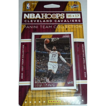Cleveland Cavaliers Cavs Nba Basketball (Cleveland Cavaliers 2016 2017 Hoops NBA Basketball Factory Sealed 11 Card Team Set with Lebron James Kyrie Irving)