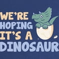 thumbnail image 2 of CafePress - We're Hoping It's A Dinosaur Maternity Dark T Shir - Maternity Dark T-Shirt, 2 of 3
